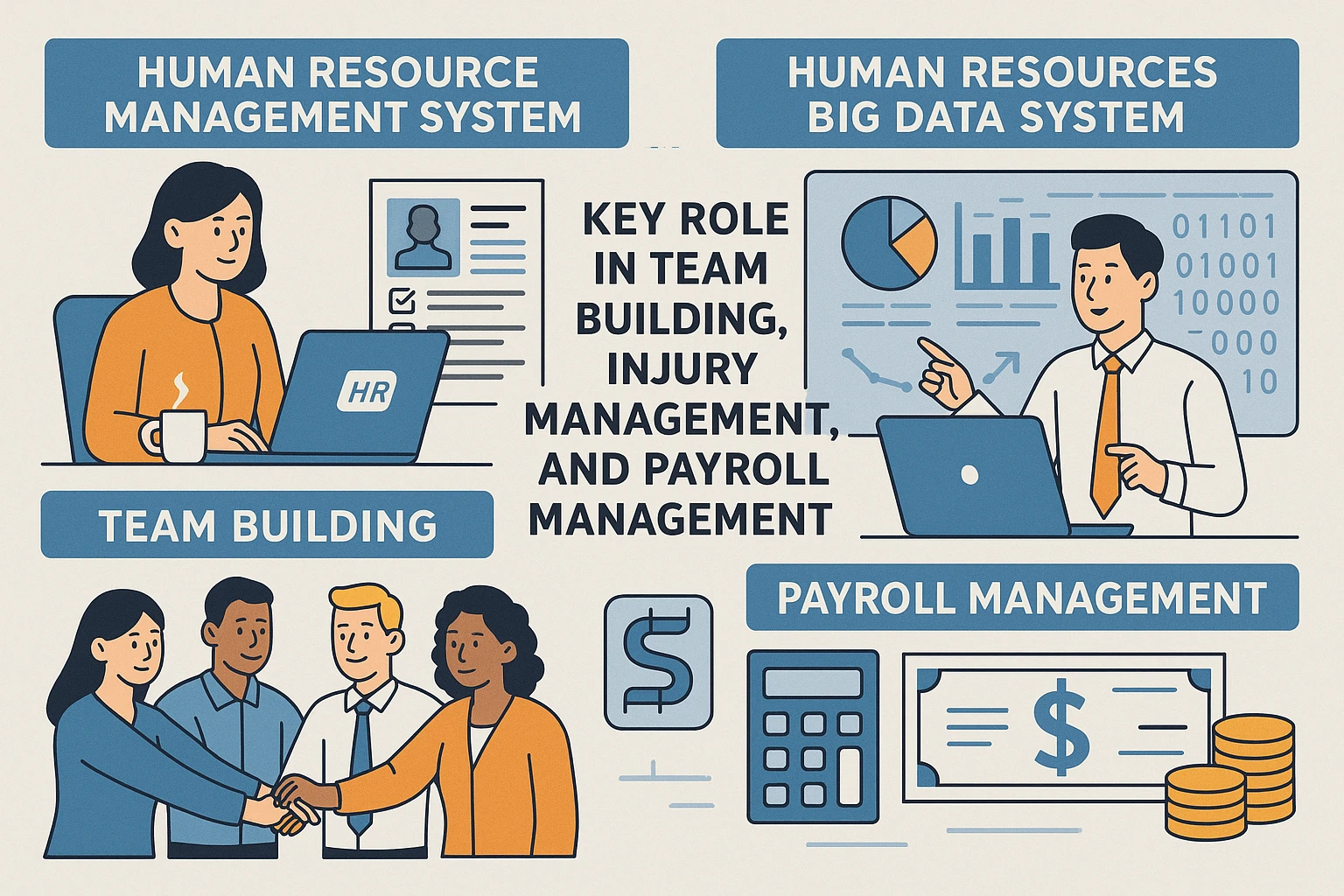 人力资源管理系统与人事大数据系统在团建工伤处理及薪酬管理中的关键作用