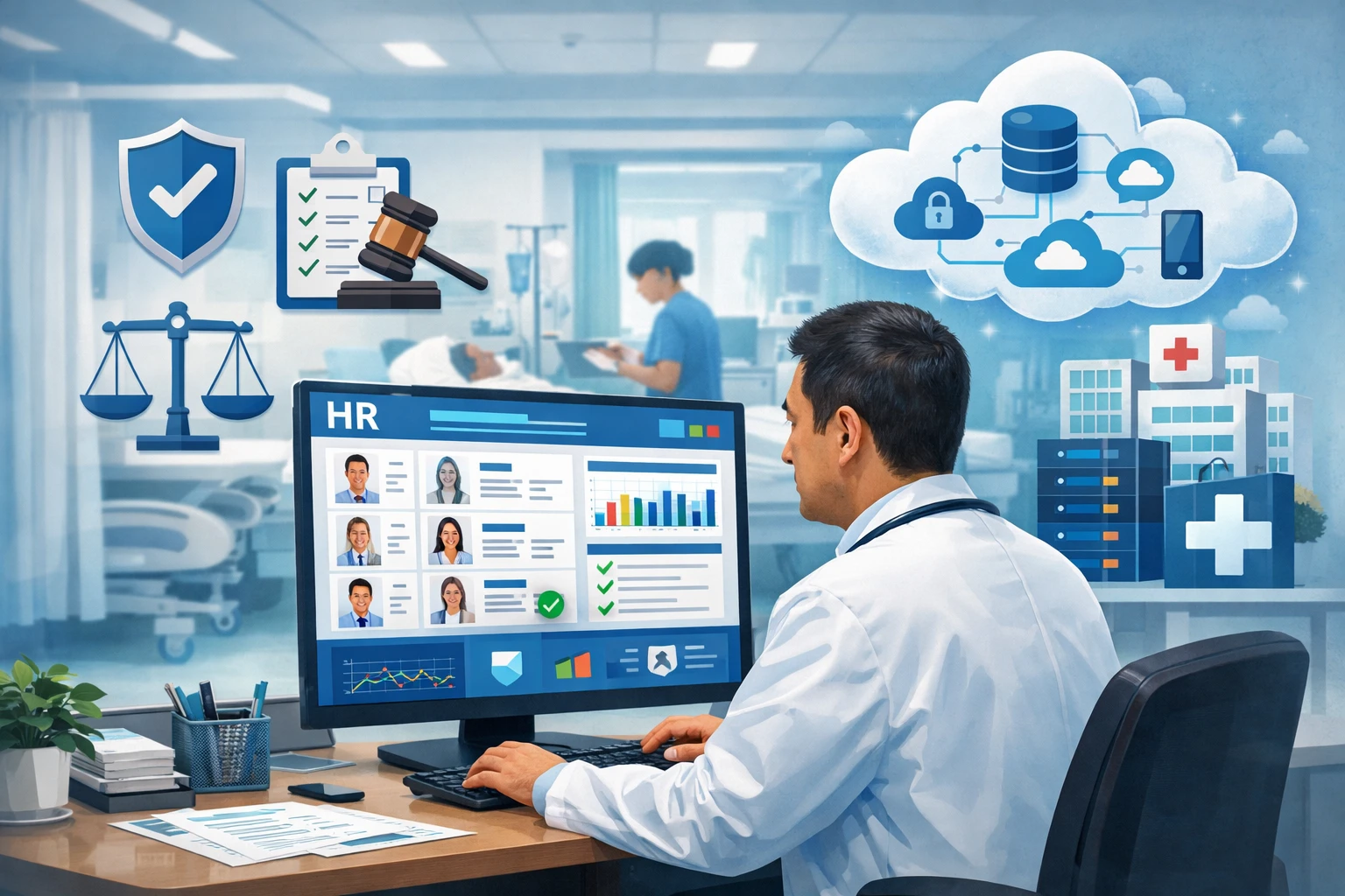 人力资源信息化系统在医院场景下的合规管理与云端实践