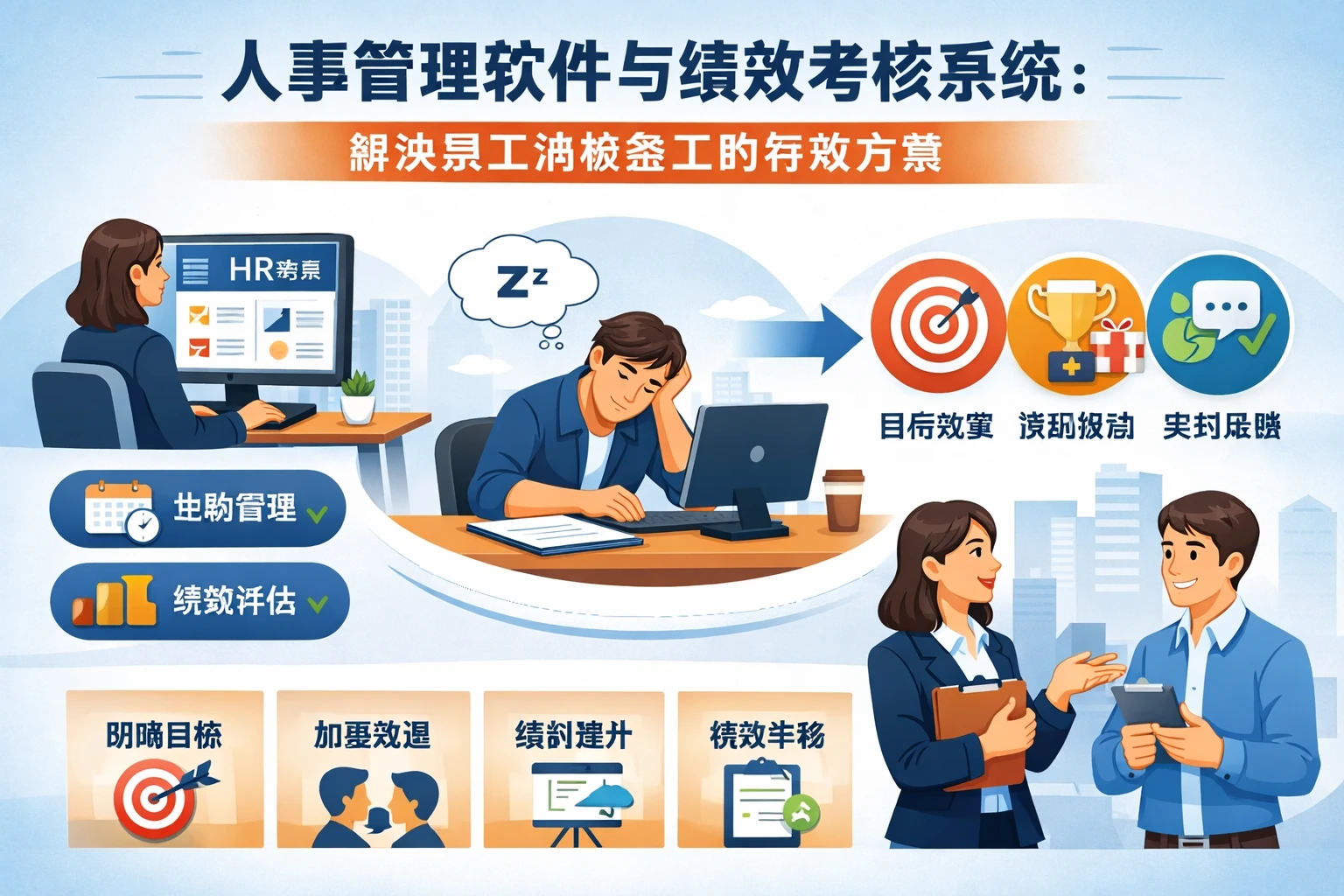 人事管理软件与绩效考核系统:解决员工消极怠工的有效方案