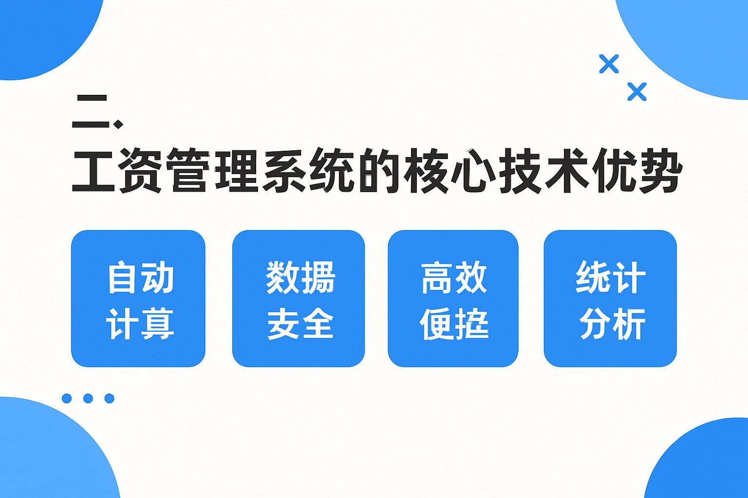 二、工资管理系统的核心技术优势