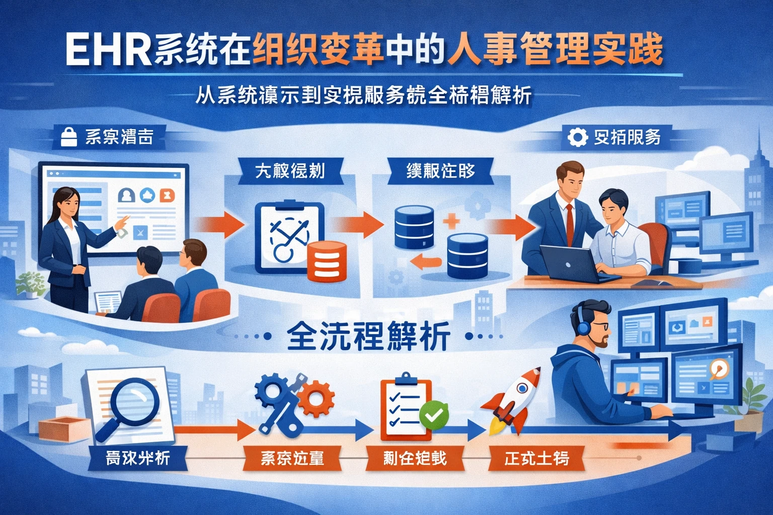 EHR系统在组织变革中的人事管理实践——从系统演示到实施服务的全流程解析