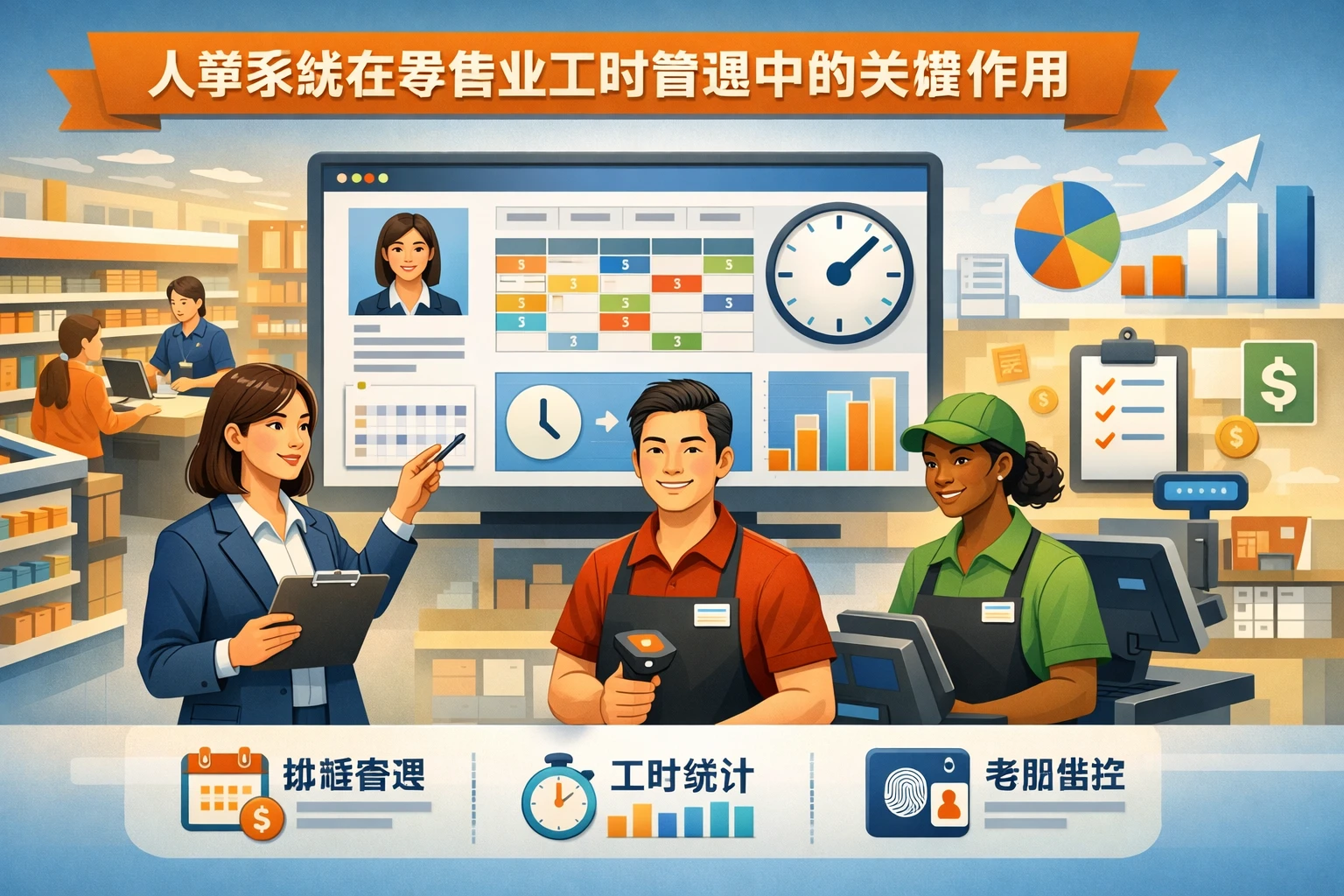人事系统在零售业工时管理中的关键作用