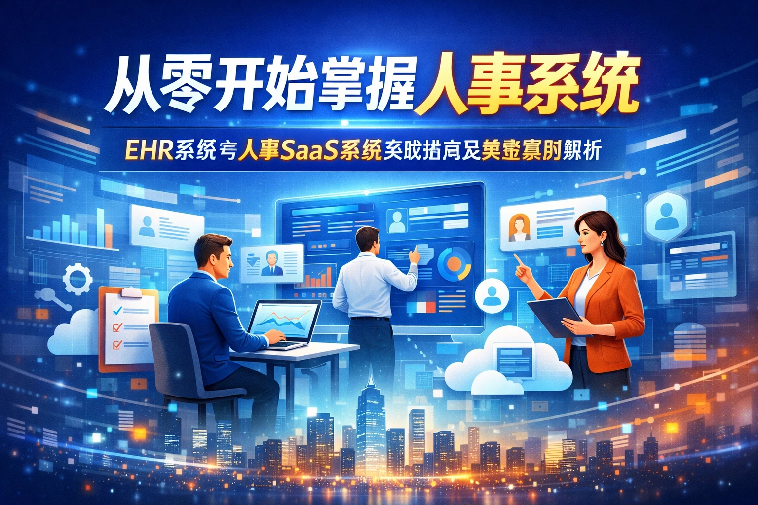 从零开始掌握人事系统：EHR系统与人事SaaS系统实战指南及典型案例解析