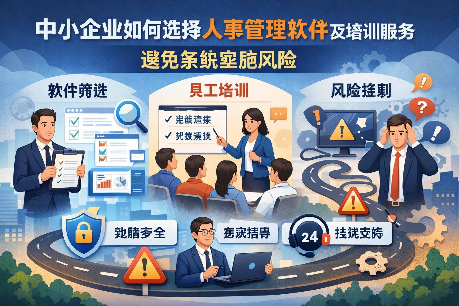 中小企业如何选择人事管理软件及培训服务避免系统实施风险