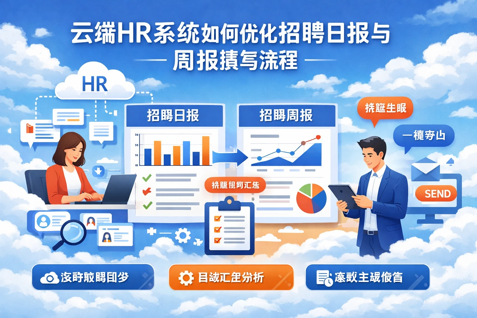 云端HR系统如何优化招聘日报与周报撰写流程