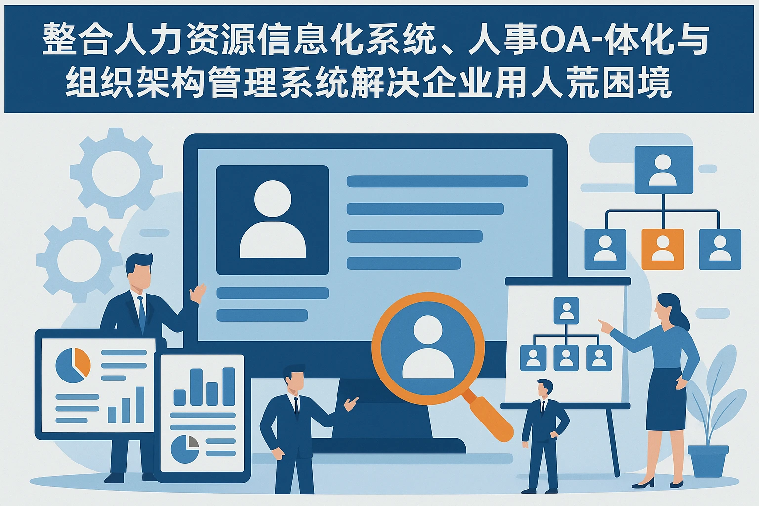 整合人力资源信息化系统、人事OA一体化与组织架构管理系统解决企业用人荒困境