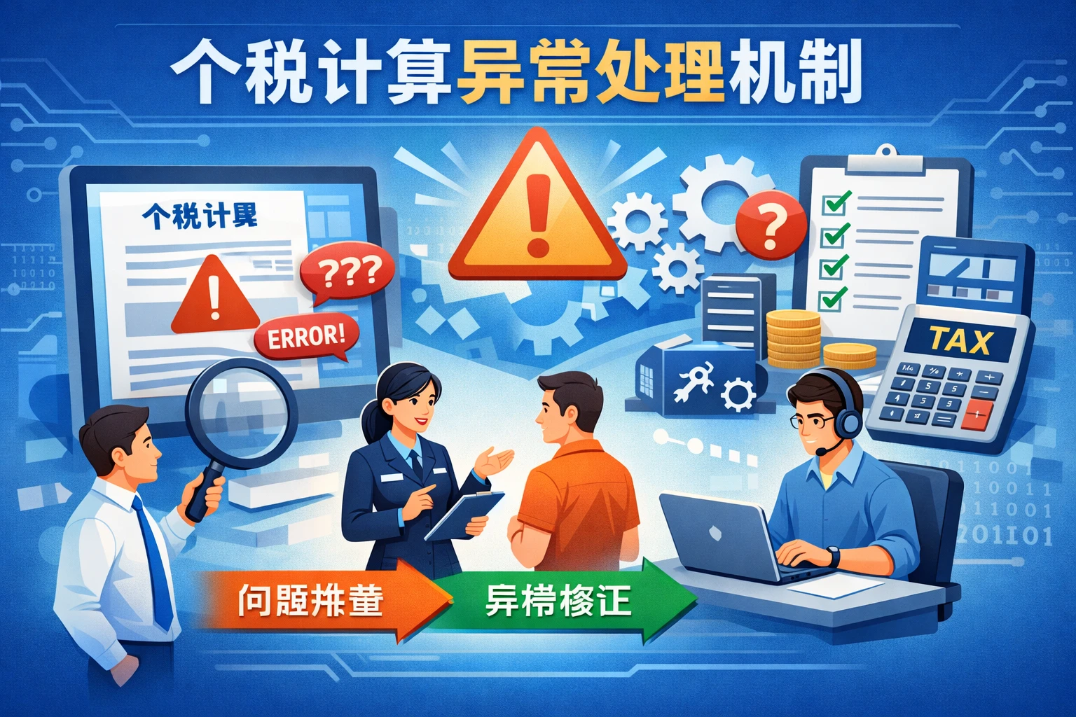 个税计算异常处理机制