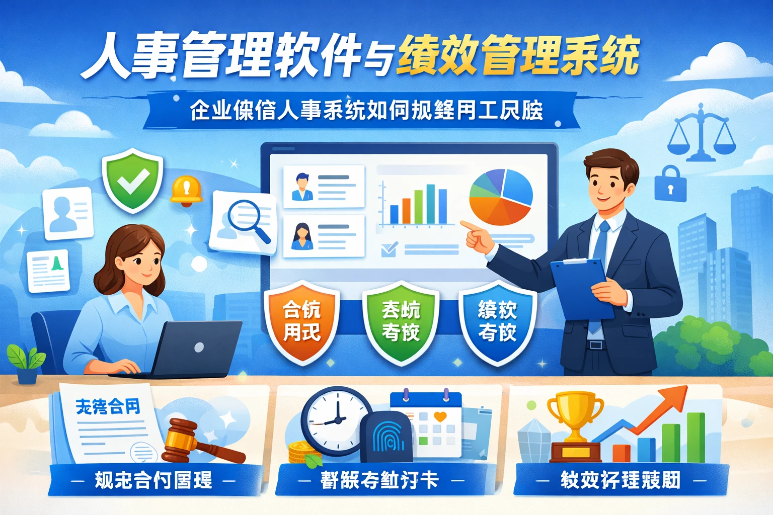 人事管理软件与绩效管理系统：企业微信人事系统如何规避用工风险