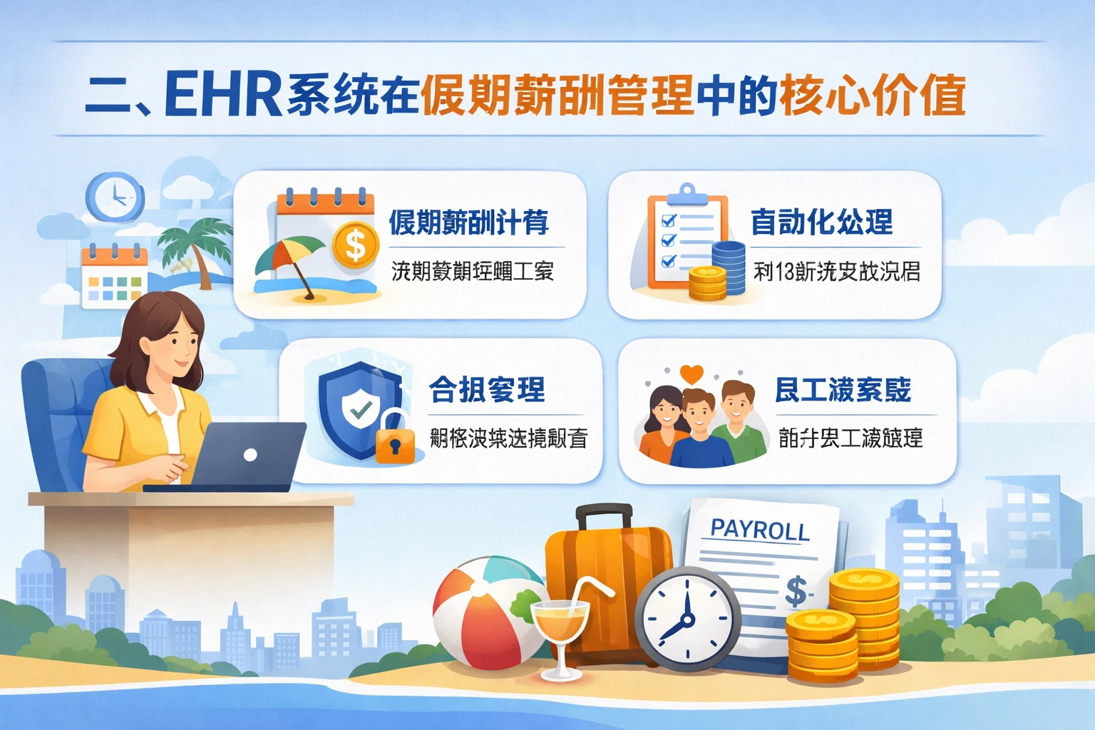 二、EHR系统在假期薪酬管理中的核心价值