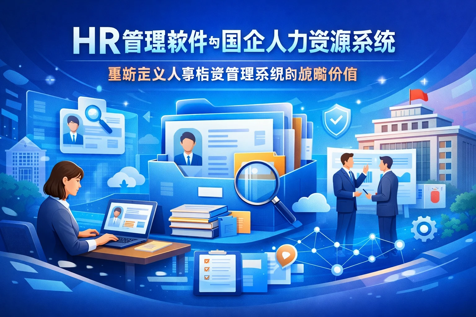 HR管理软件与国企人力资源系统：重新定义人事档案管理系统的战略价值