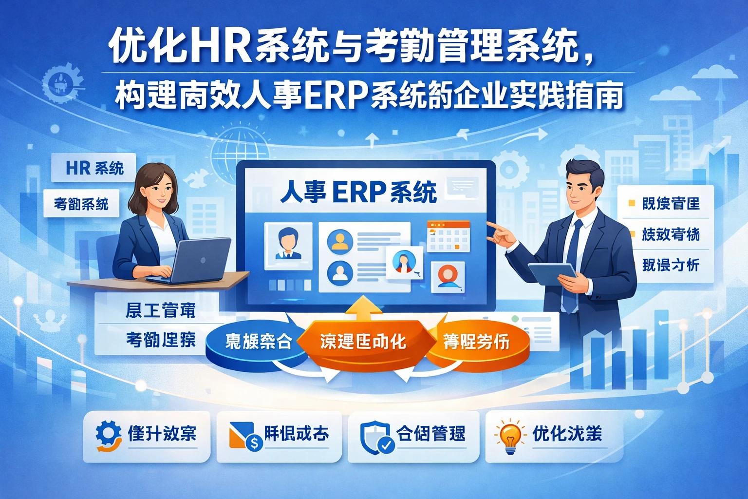 优化HR系统与考勤管理系统，构建高效人事ERP系统的企业实践指南