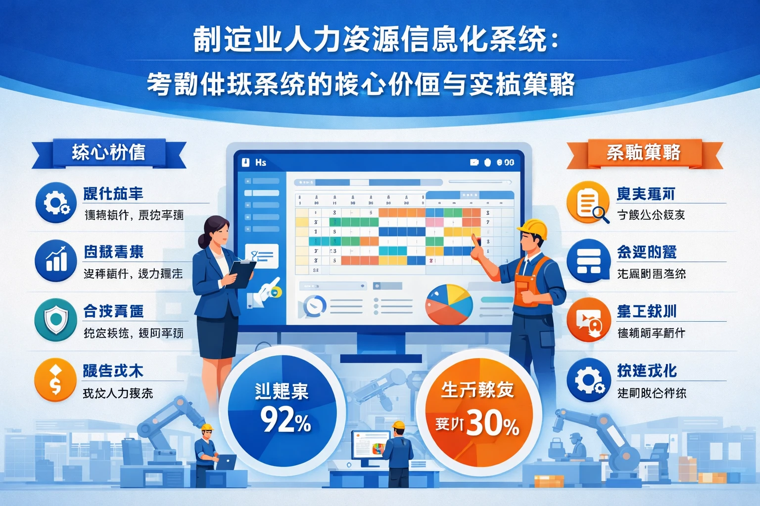 制造业人力资源信息化系统：考勤排班系统的核心价值与实施策略