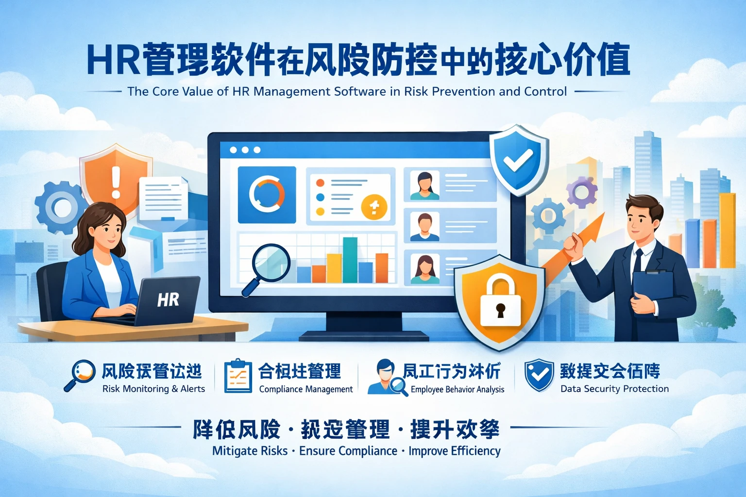 HR管理软件在风险防控中的核心价值