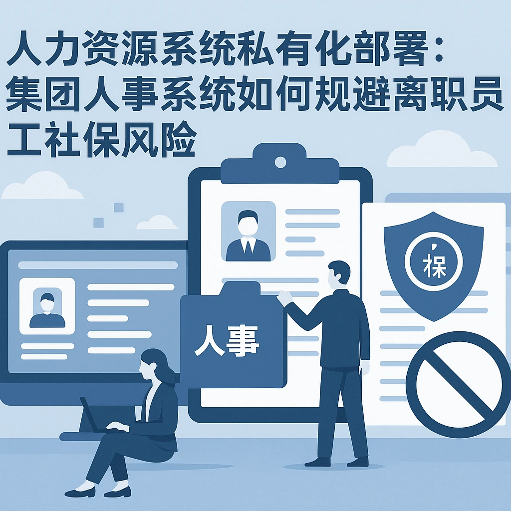 人力资源系统私有化部署：集团人事系统如何规避离职员工社保风险