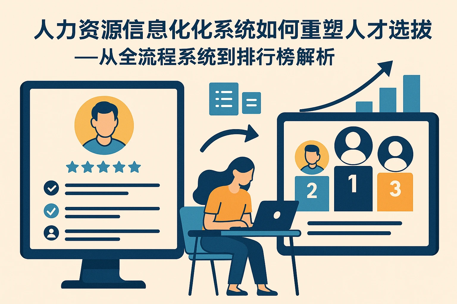 人力资源信息化系统如何重塑人才选拔制——从全流程系统到排行榜解析