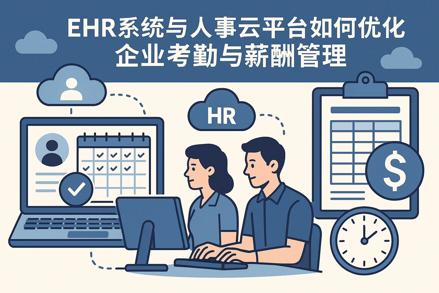 EHR系统与人事云平台如何优化企业考勤与薪酬管理