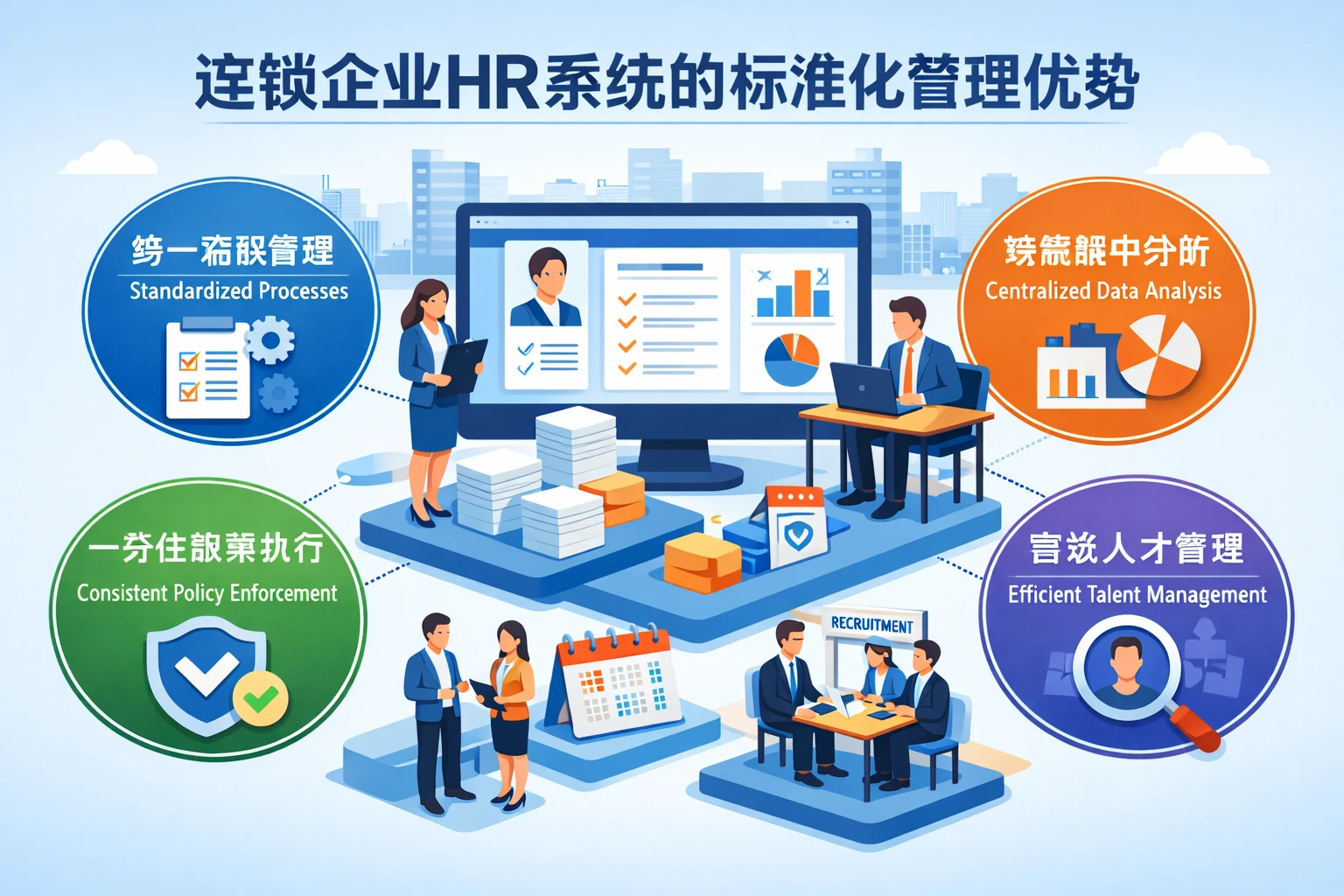 连锁企业HR系统的标准化管理优势