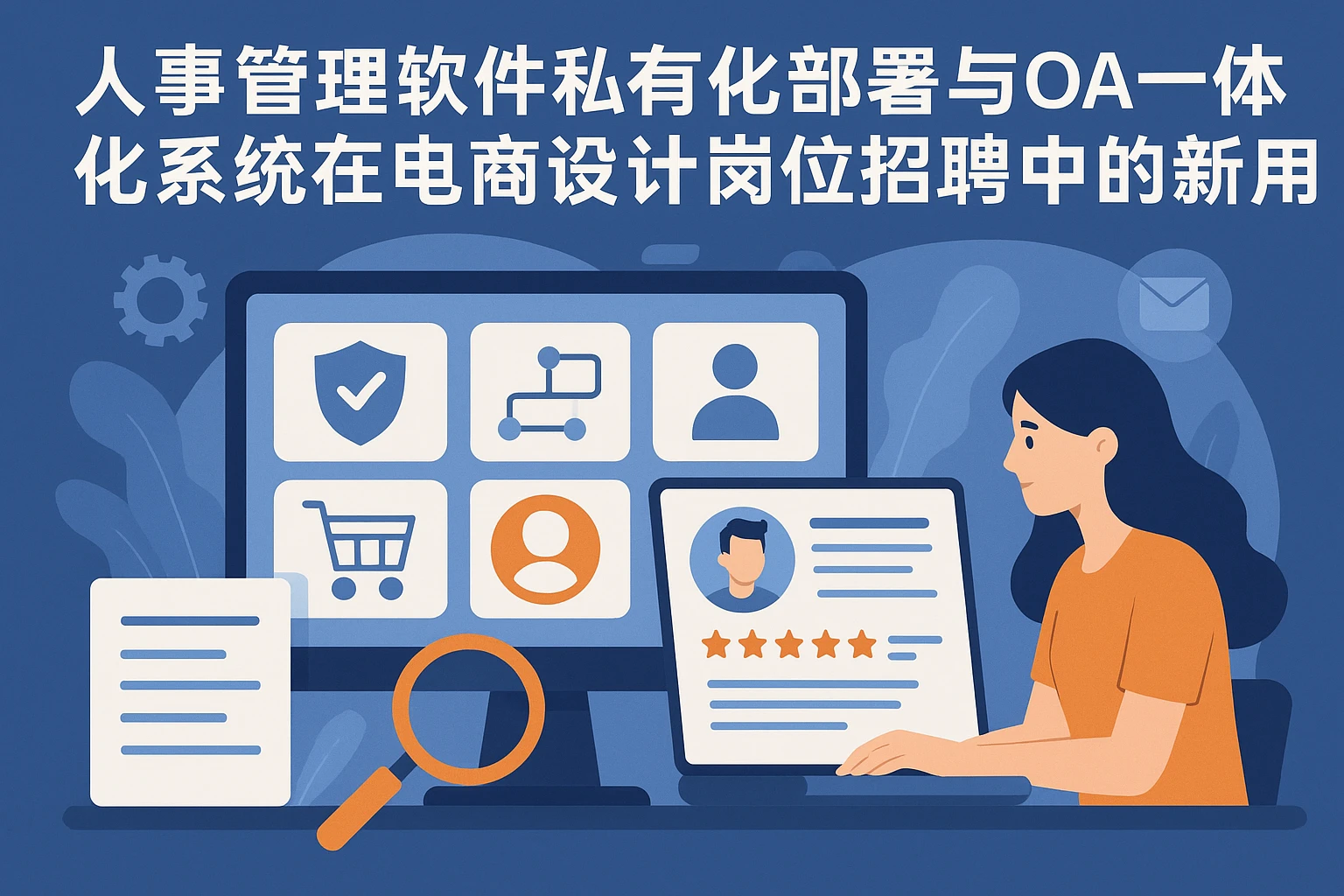 人事管理软件私有化部署与OA一体化系统在电商设计岗位招聘中的创新应用
