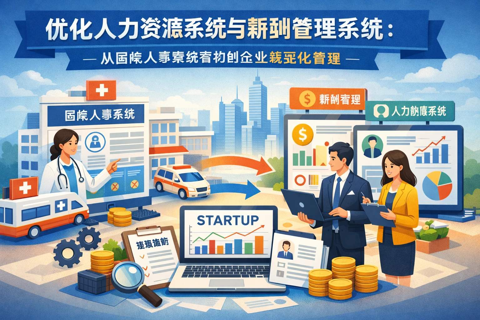 优化人力资源系统与薪酬管理系统：从医院人事系统看初创企业规范化管理