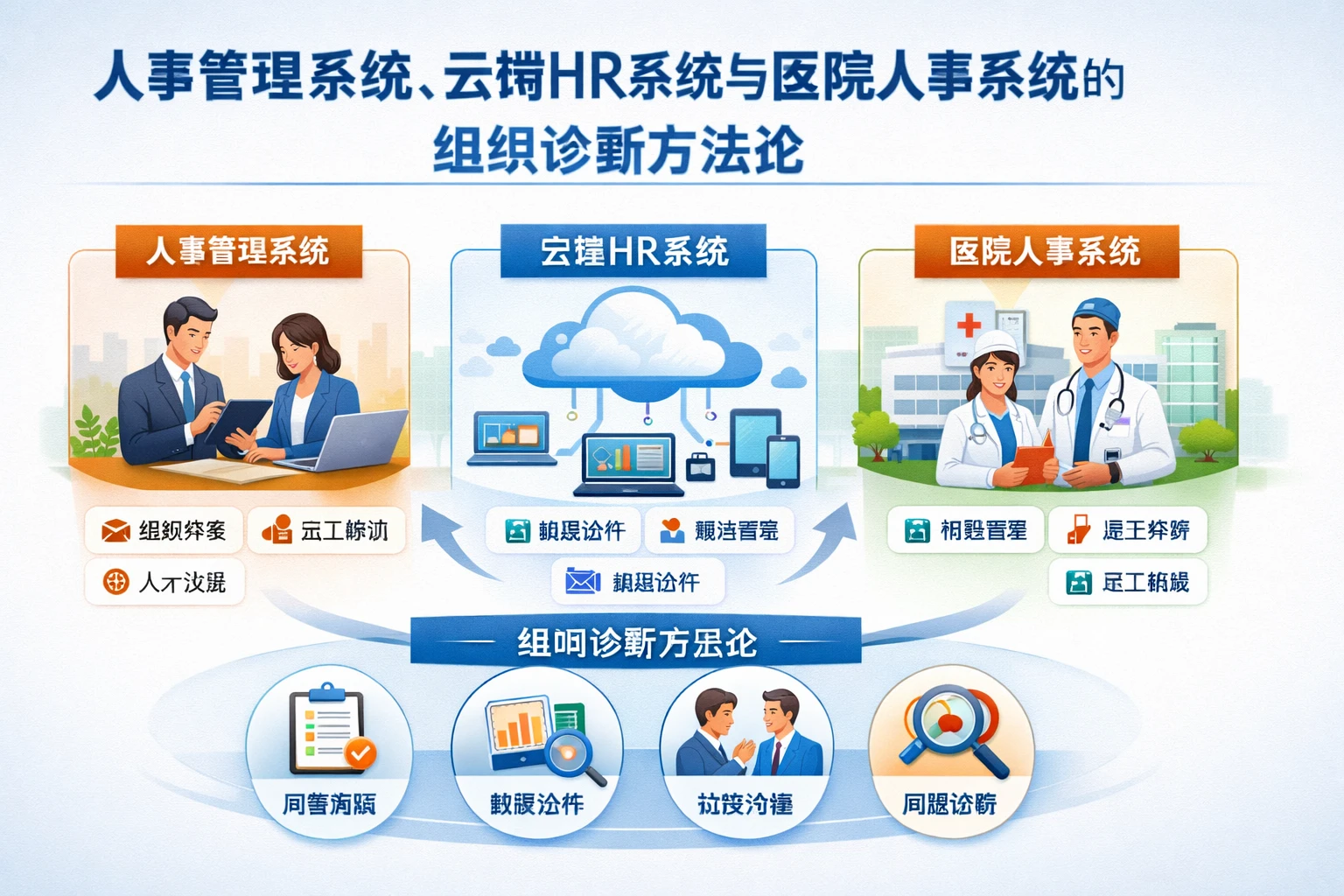 人事管理系统、云端HR系统与医院人事系统的组织诊断方法论
