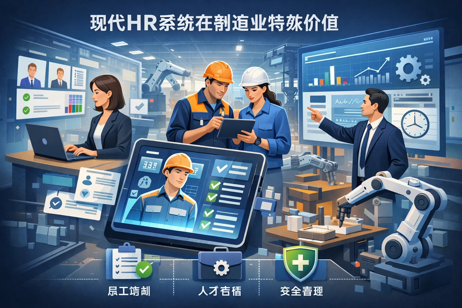 现代HR系统在制造业的特殊价值