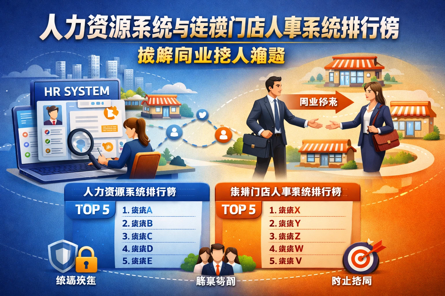 人力资源系统与连锁门店人事系统排行榜：破解同业挖人难题