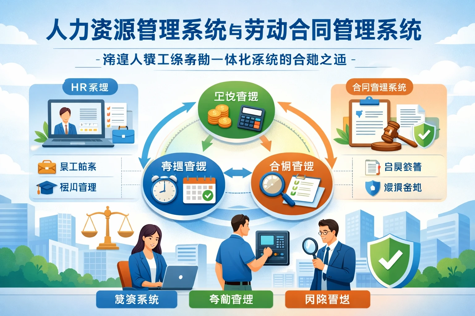 人力资源管理系统与劳动合同管理系统：构建人事工资考勤一体化系统的合规之道