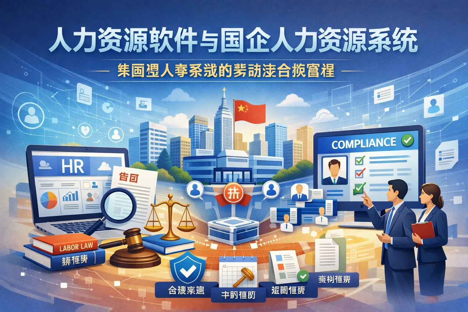 人力资源软件与国企人力资源系统：集团型人事系统的劳动法合规管理