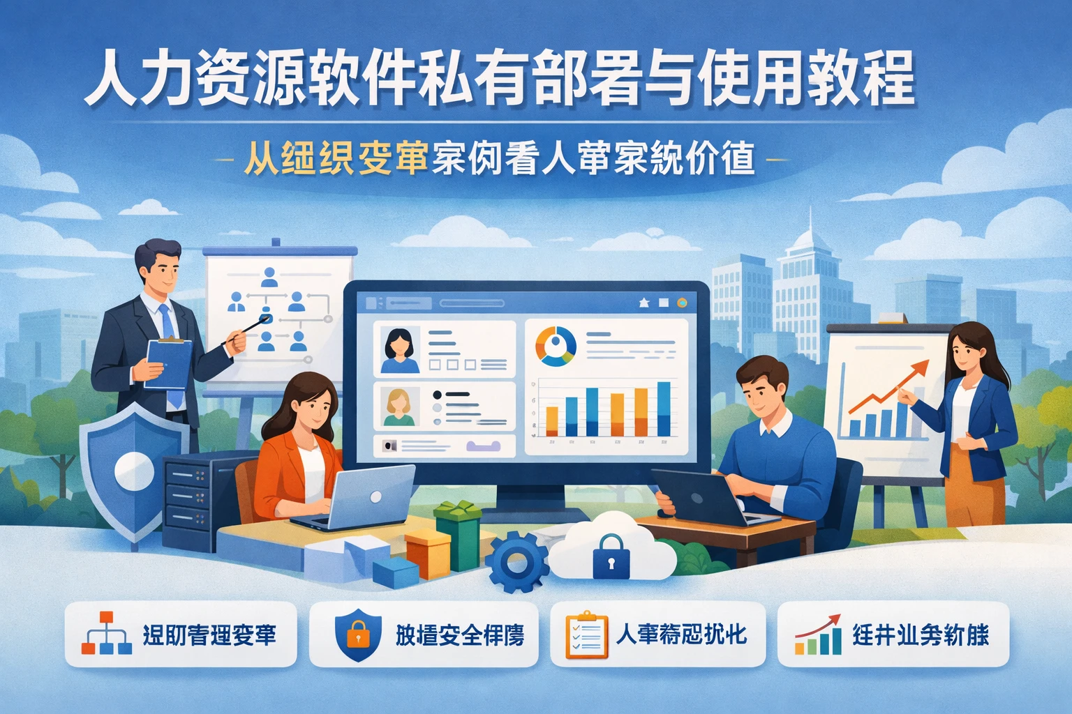 人力资源软件私有化部署与使用教程：从组织变革案例看人事系统价值