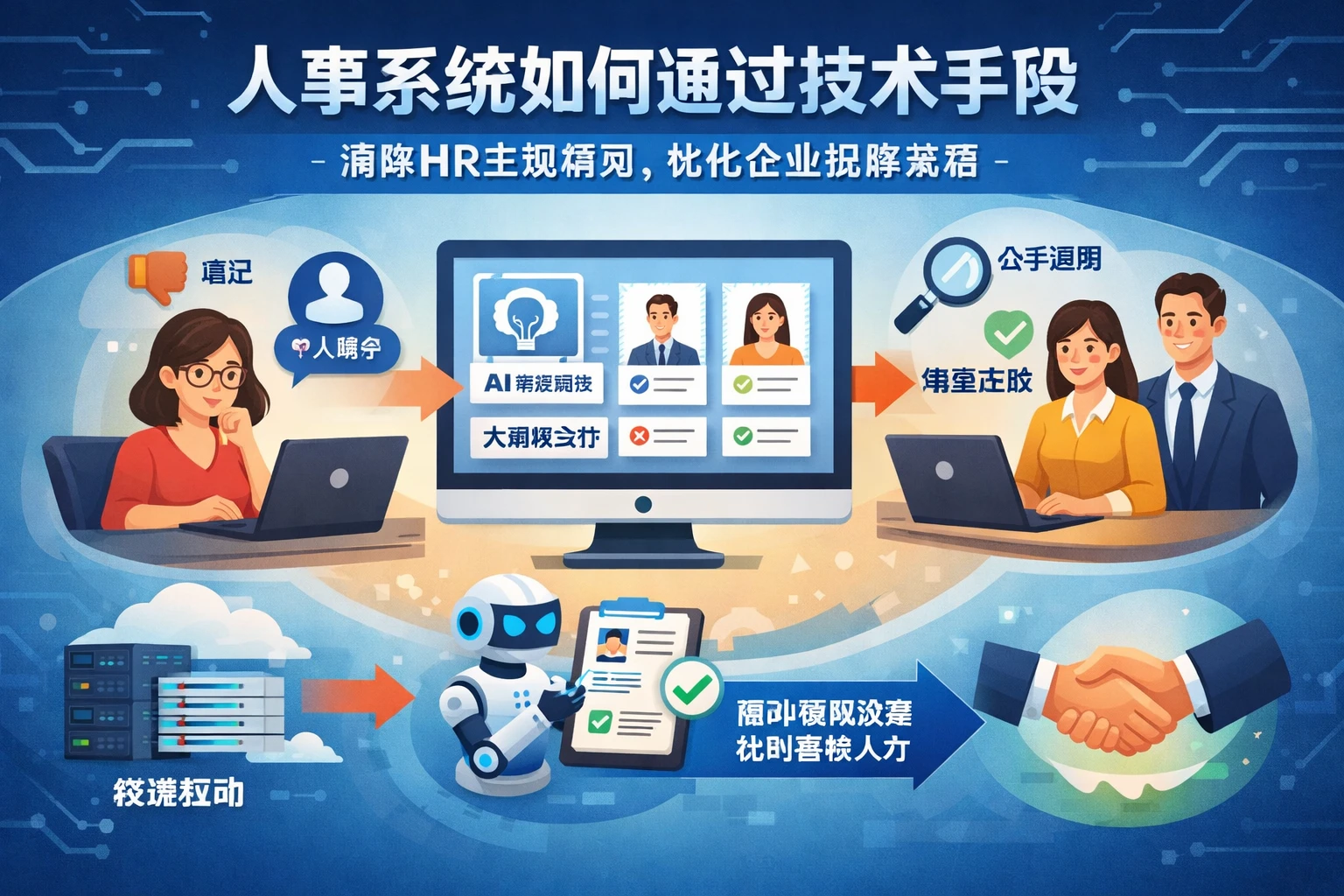 人事系统如何通过技术手段消除HR主观偏见，优化企业招聘流程
