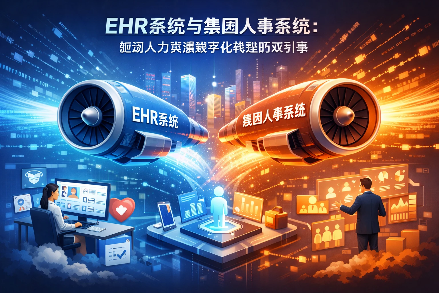 ehr系统与集团人事系统：驱动人力资源数字化转型的双引擎