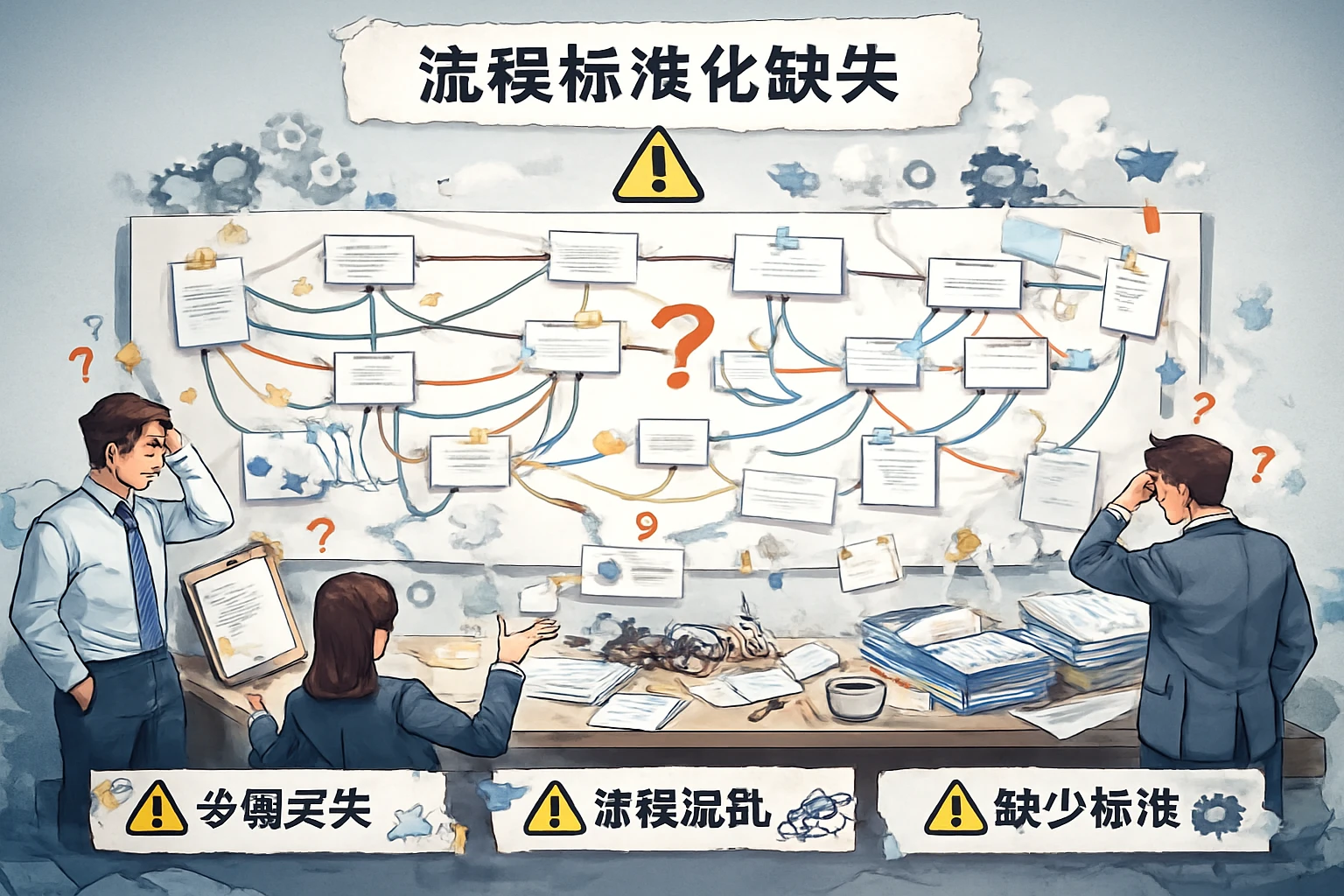 流程标准化缺失