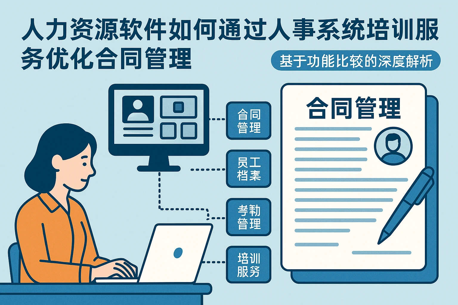 人力资源软件如何通过人事系统培训服务优化合同管理——基于功能比较的深度解析