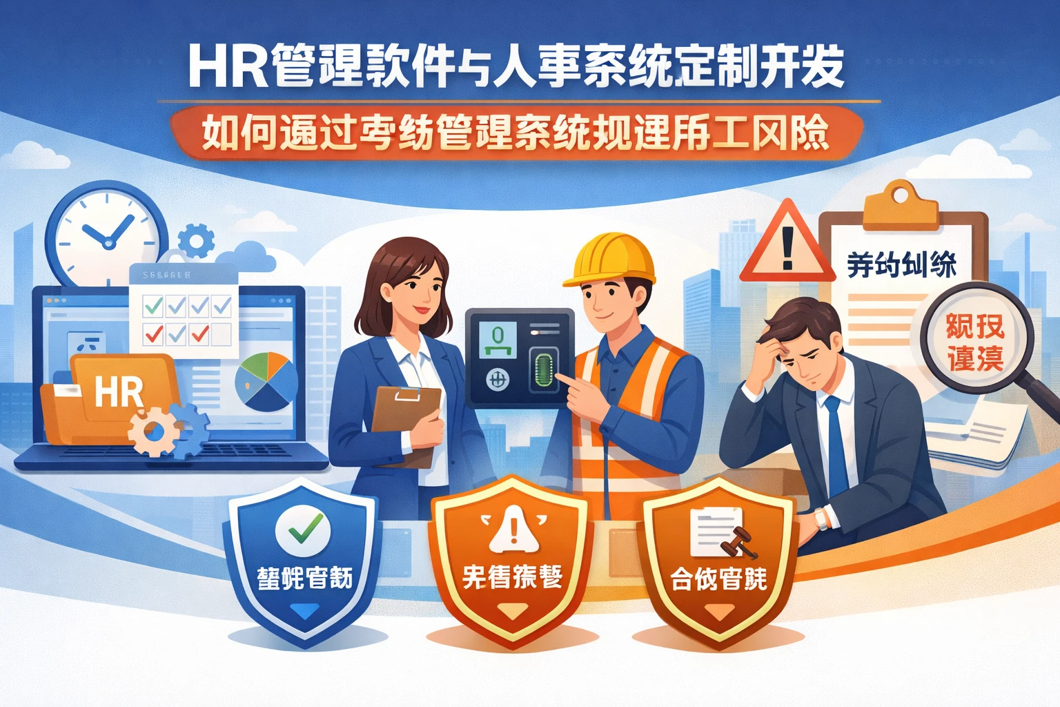 HR管理软件与人事系统定制开发如何通过考勤管理系统规避用工风险