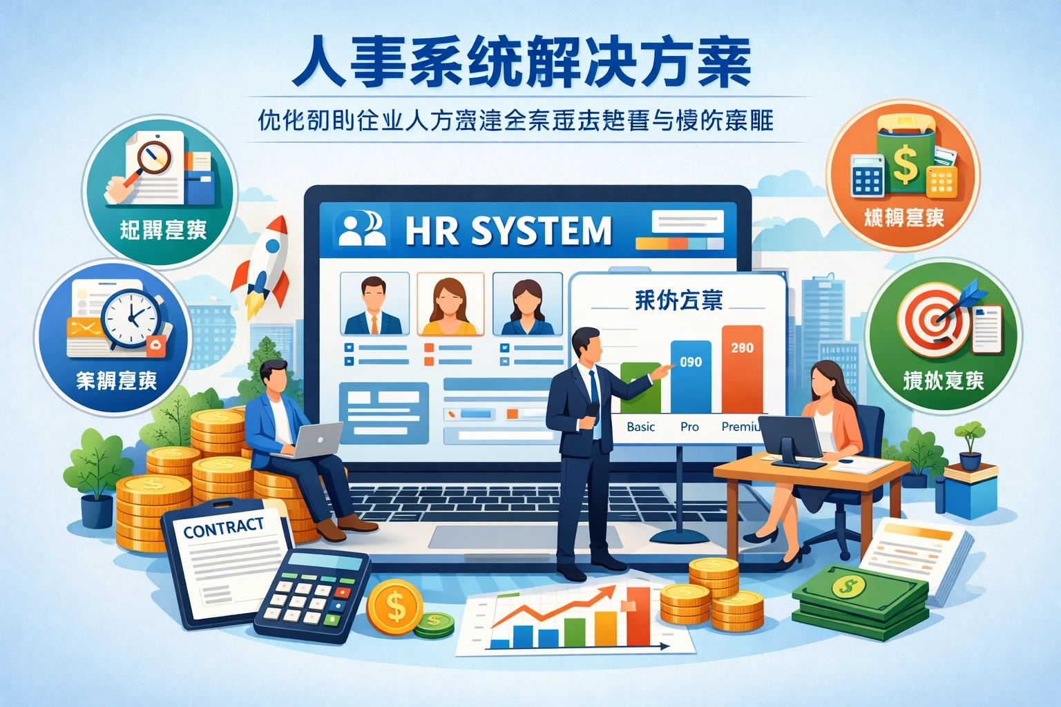人事系统解决方案：优化初创企业人力资源全流程系统配置与报价策略