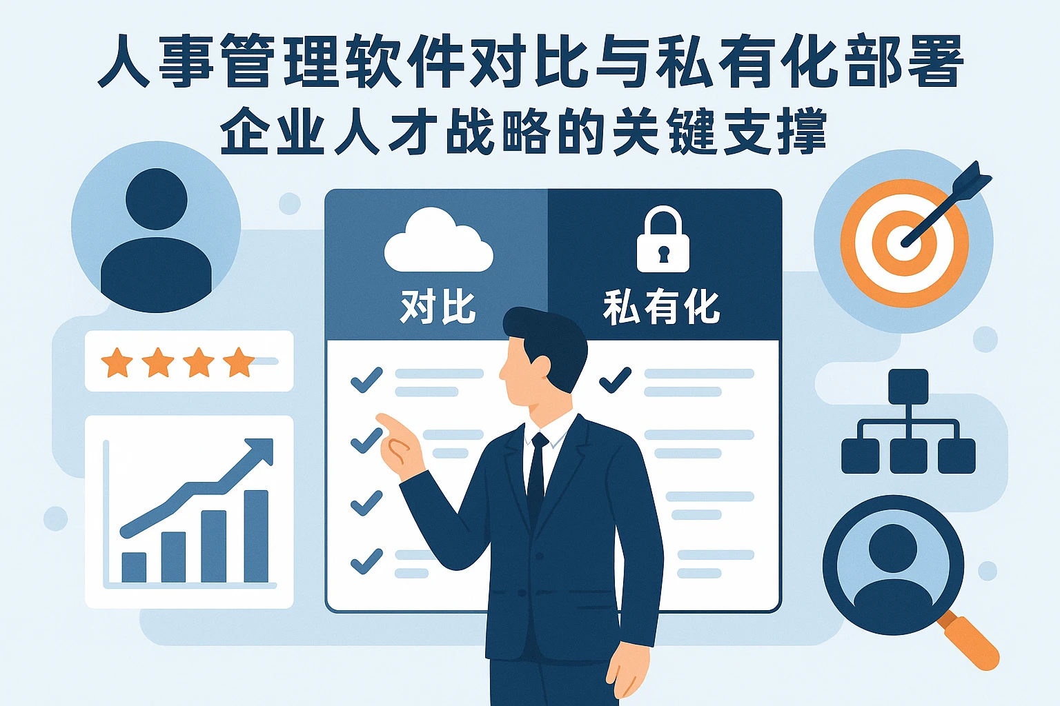 人事管理软件对比与私有化部署：企业人才战略的关键支撑