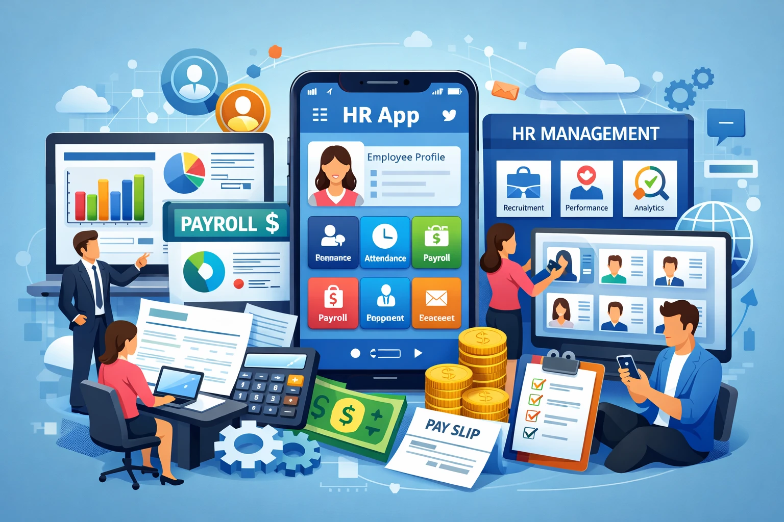 探索HR管理软件、工资管理系统与人事系统APP在现代企业中的整合应用