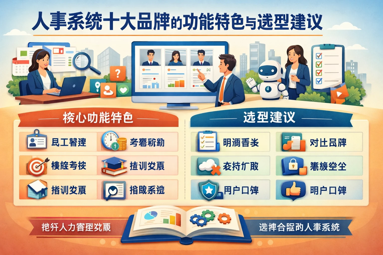 人事系统十大品牌的功能特色与选型建议