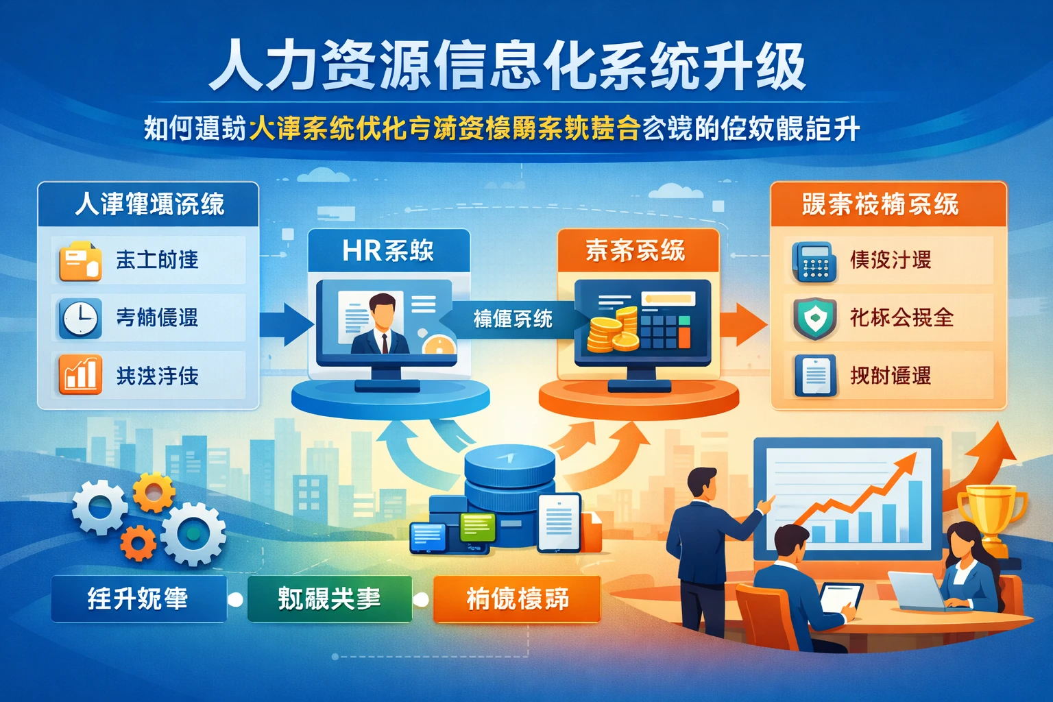 人力资源信息化系统升级:如何通过人事系统优化与薪资核算系统整合实现岗位效能提升