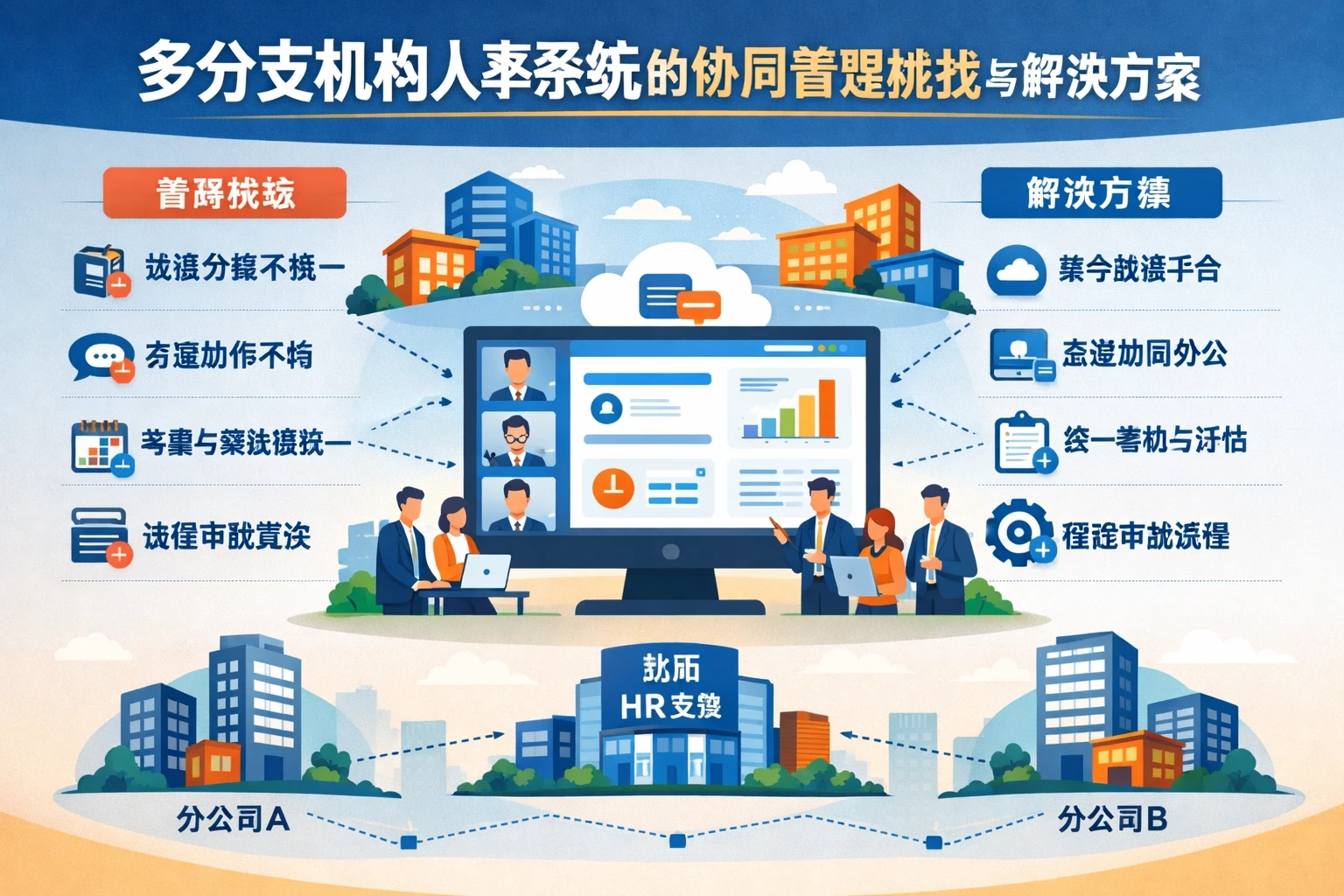 多分支机构人事系统的协同管理挑战与解决方案