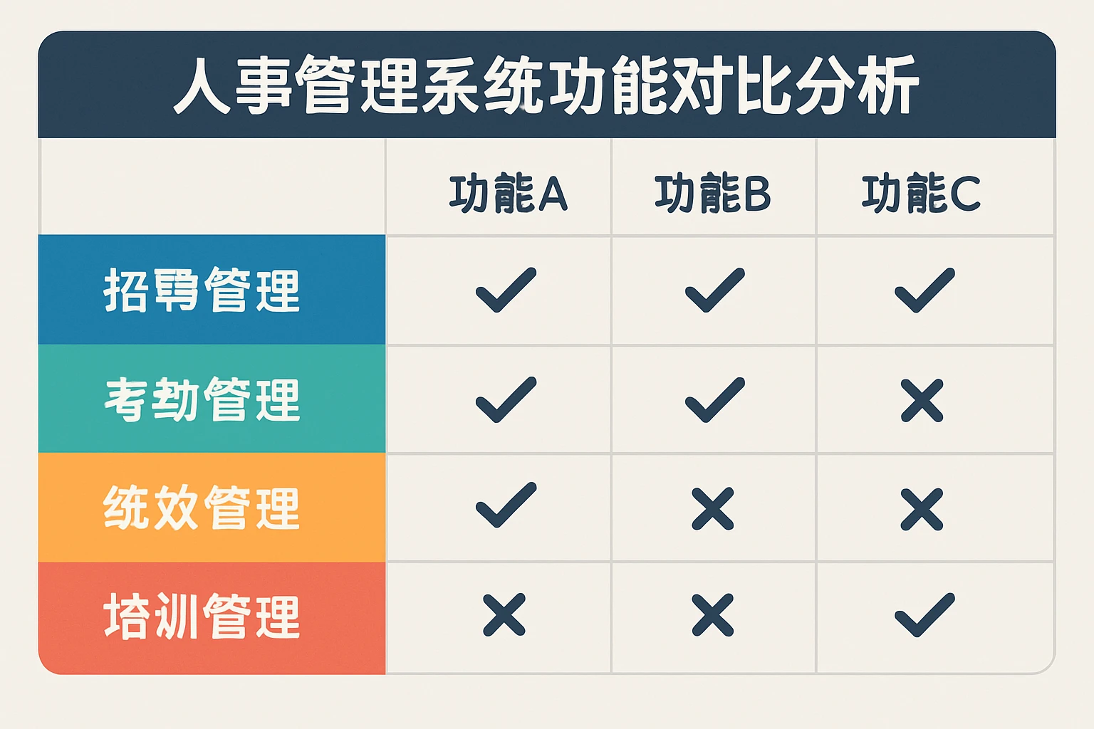 人事管理系统功能对比分析