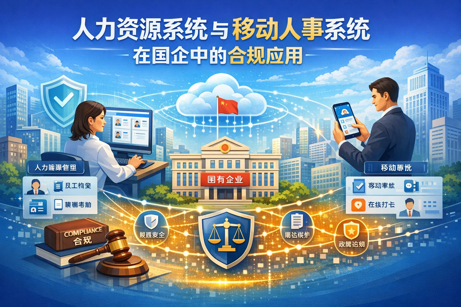 人力资源系统与移动人事系统在国企中的合规应用
