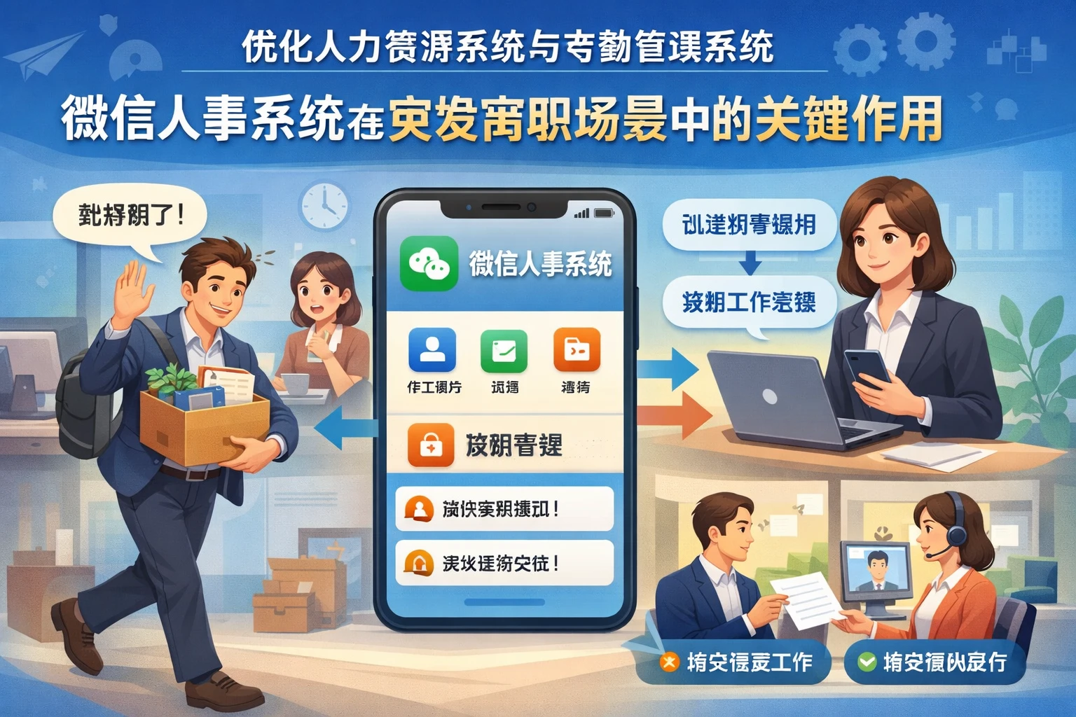 优化人力资源系统与考勤管理系统：微信人事系统在突发离职场景中的关键作用
