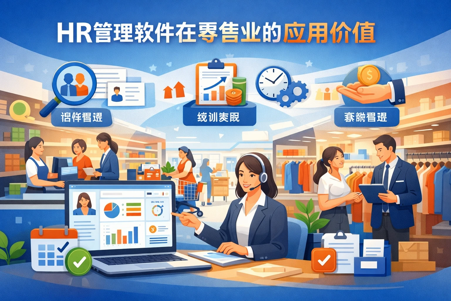 HR管理软件在零售业的应用价值