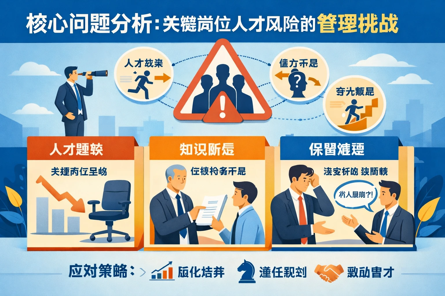 核心问题分析：关键岗位人才风险的管理挑战