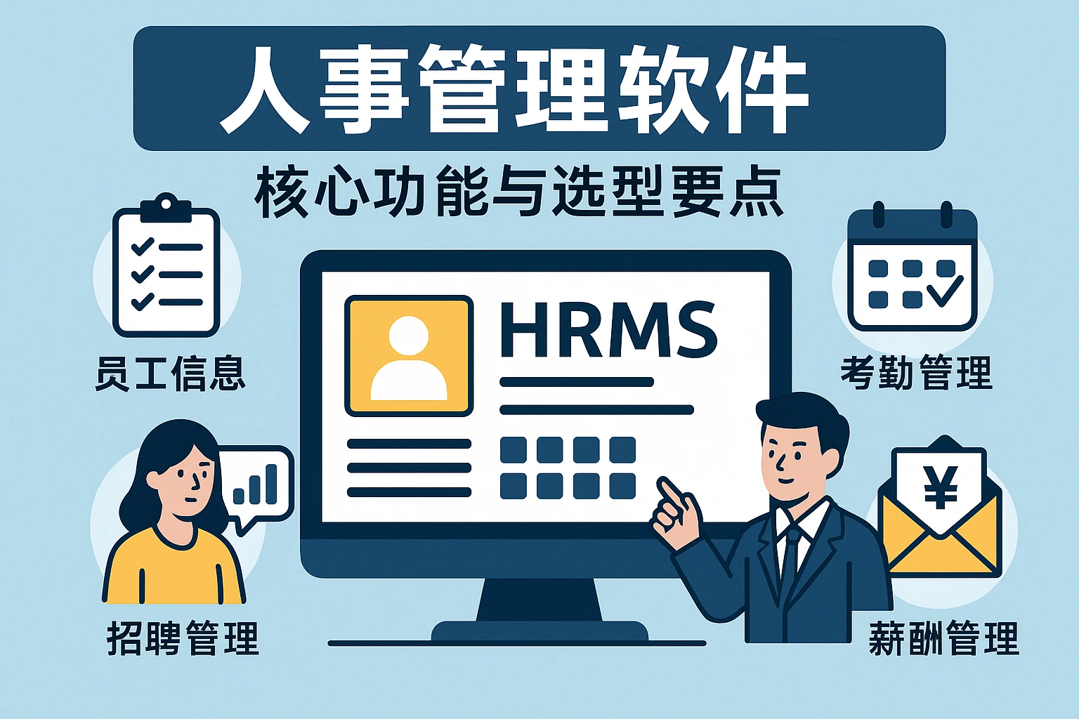 人事管理软件的核心功能与选型要点