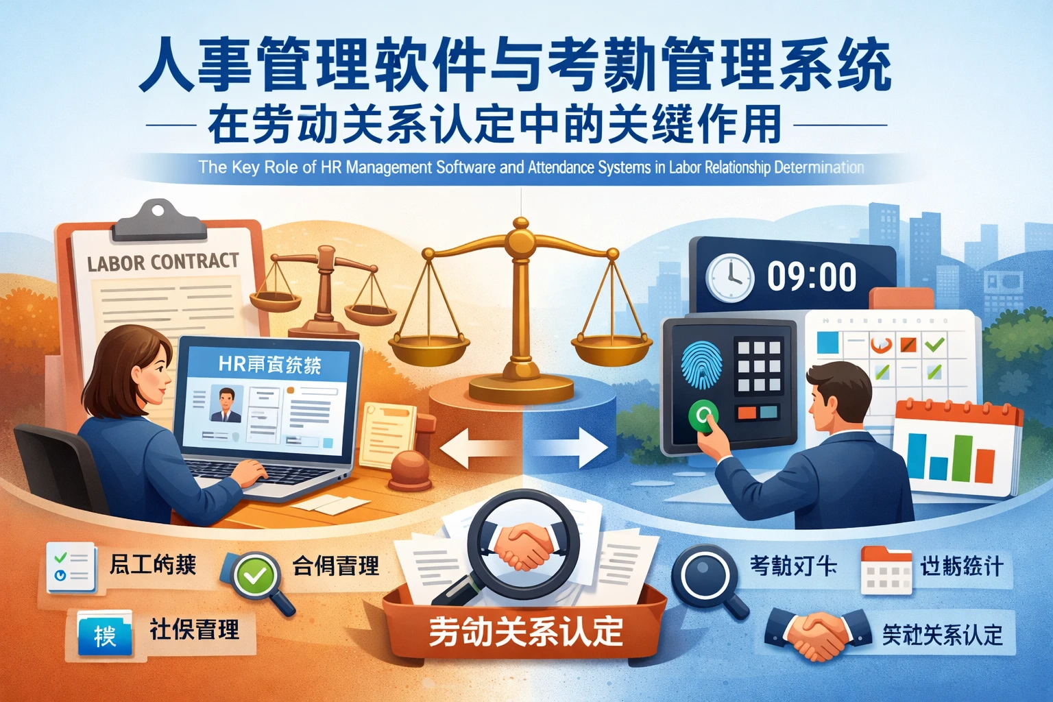 人事管理软件与考勤管理系统在劳动关系认定中的关键作用