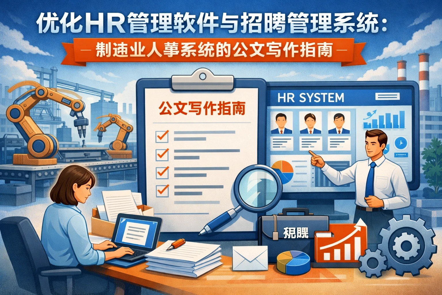 优化HR管理软件与招聘管理系统：制造业人事系统的公文写作指南