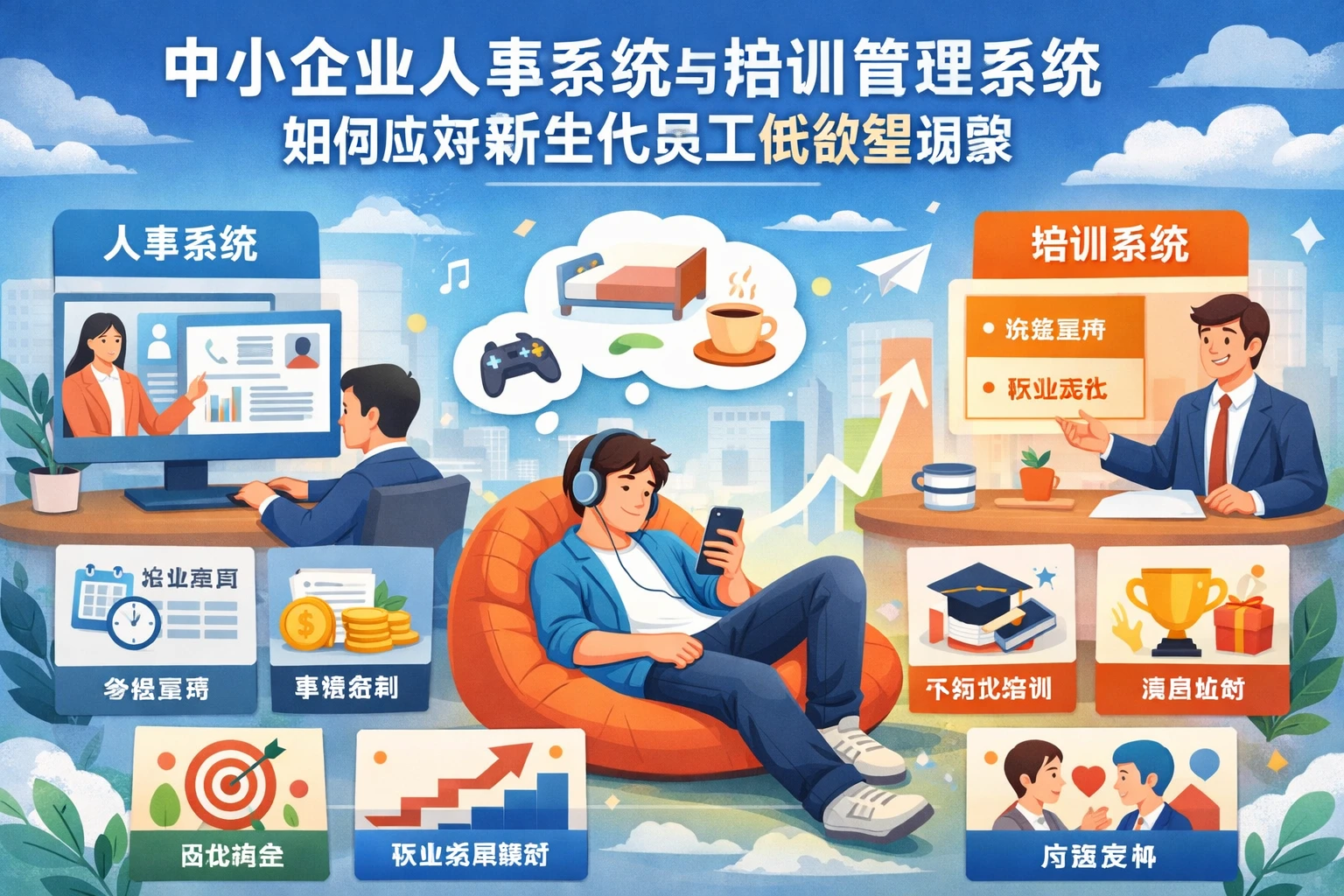 中小企业人事系统与培训管理系统如何应对新生代员工低欲望现象