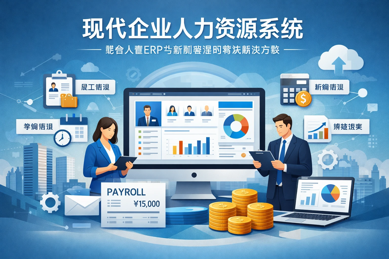现代企业人力资源系统：整合人事ERP与薪酬管理的高效解决方案